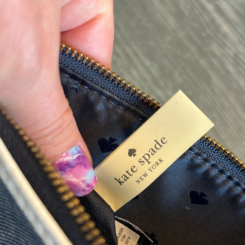 Kate Spade Ash Street Navy Clutch with Tassel - Picture 5 of 6